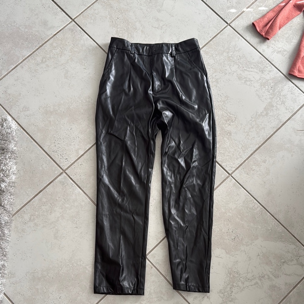 Black Leather Pants
